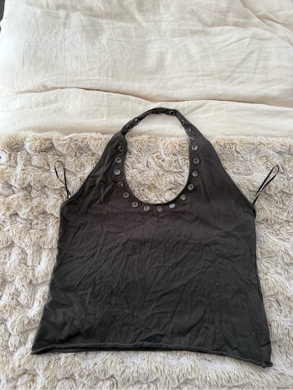 Weekday studded halter top